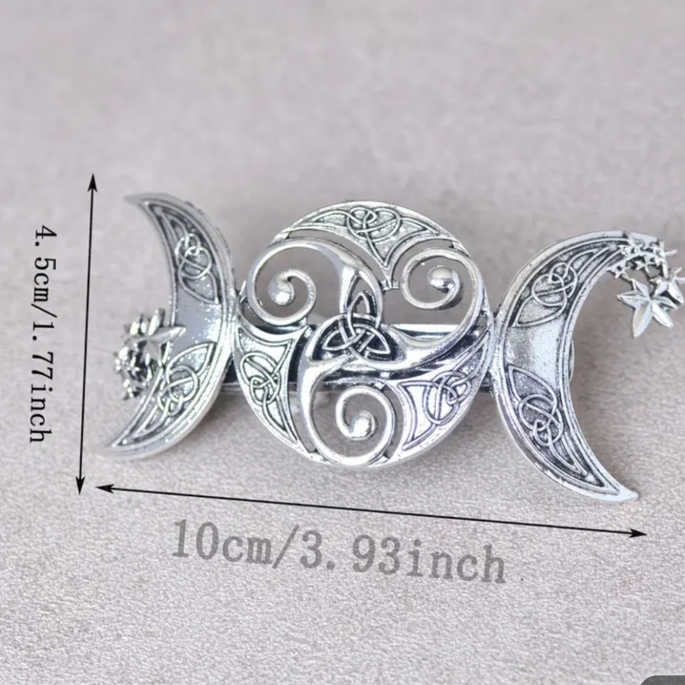 Celtic Triquetra Hair Clip - Picture 3 of 6
